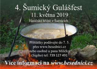 4. ročník Šumického Gulášfestu - přihlášky