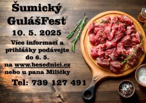 Přečtete si více ze článku Šumický GulášFest 10. 5. 2025