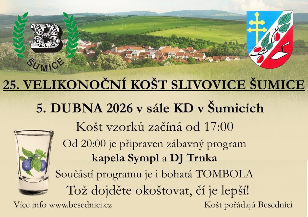 Košt slivovice Šumice 2026